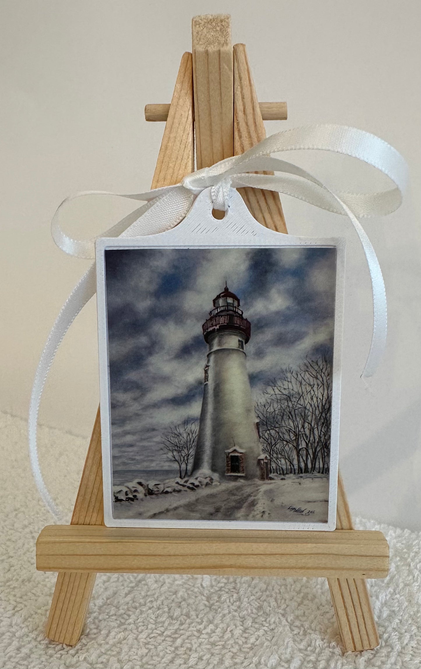 LINnies Mini - The Marblehead, Ohio Lighthouse ~ WINTER