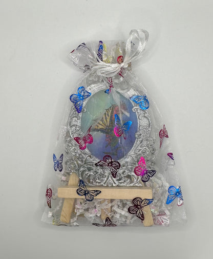 LINnies Minis - If Nothing Ever Changed... (Yellow Swallowtail Butterfly on Pink Butterfly Bush)