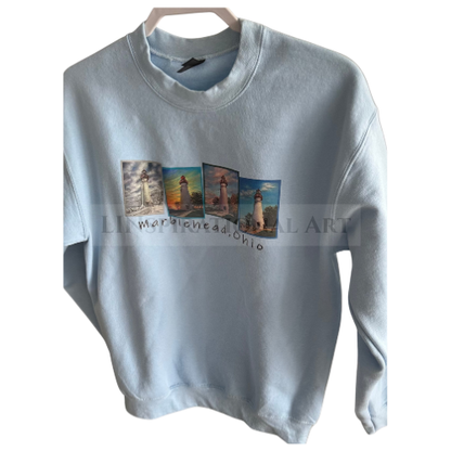 Sweatshirt Marblehead Lighthouse Four Seasons