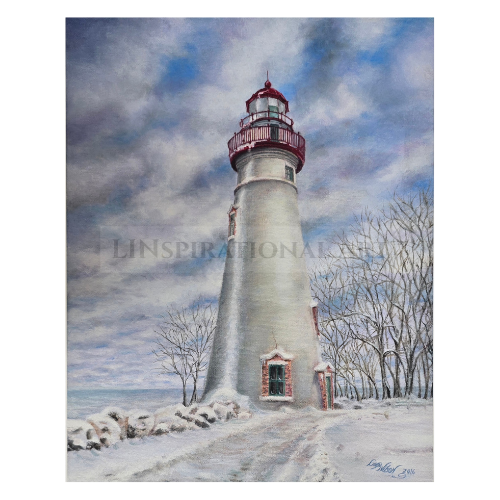 Winter, The Marblehead, Ohio Lighthouse